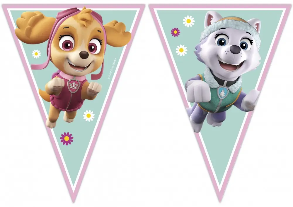 Paw Patrol Skye and Everest Steag Banner poza produsului