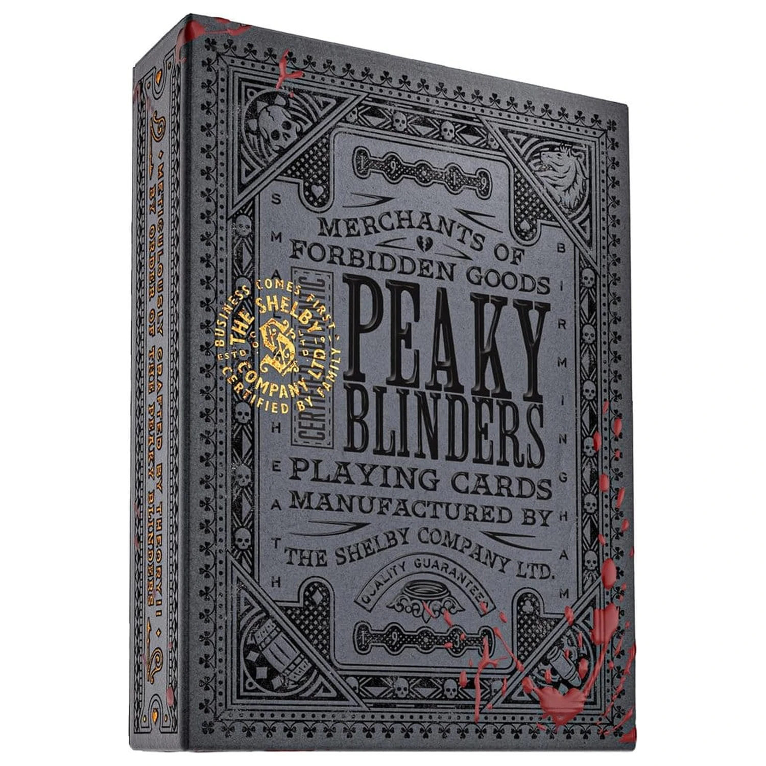 Peaky Blinders Playing Cards Forged In Smoke and Blood poza produsului