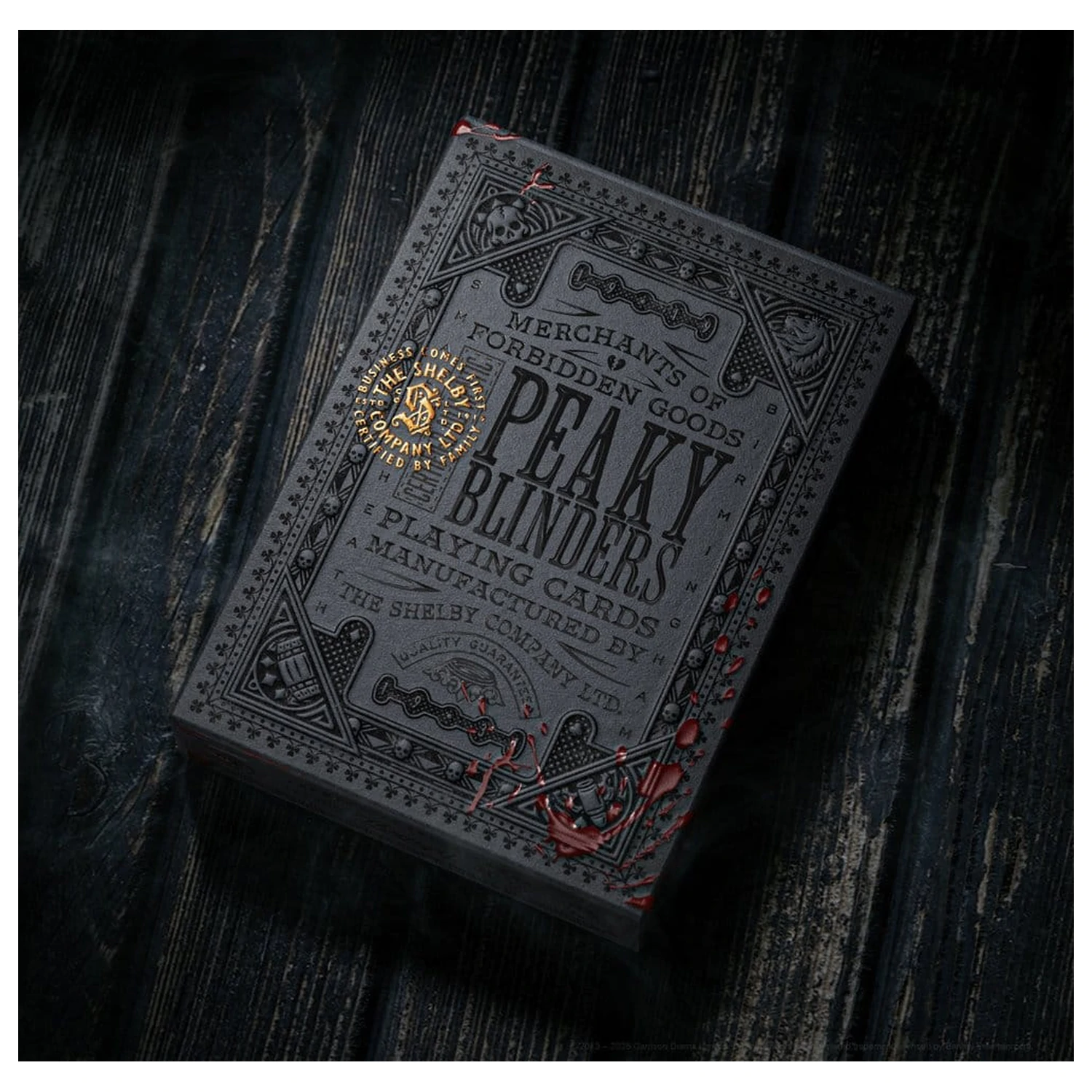 Peaky Blinders Playing Cards Forged In Smoke and Blood poza produsului