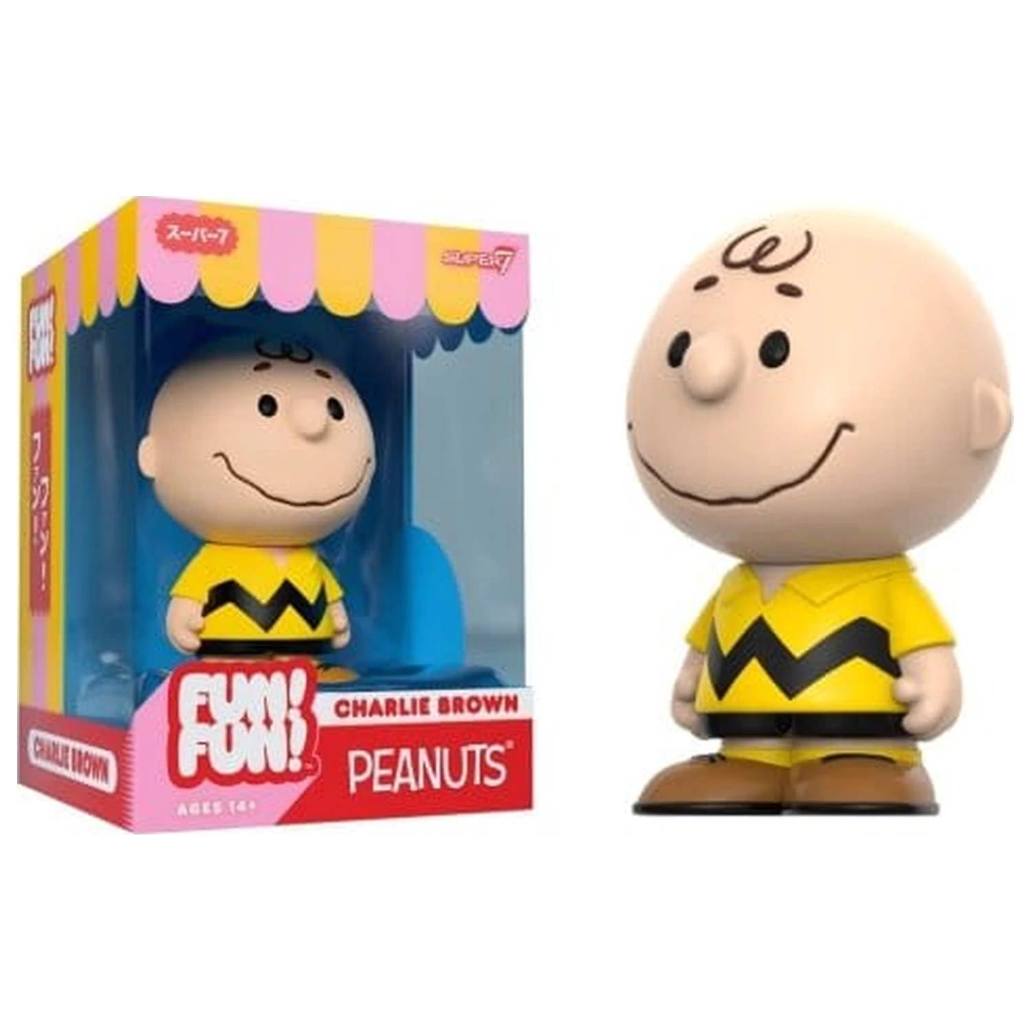 Peanuts Fun! Fun! Figurina Mini valul 01 Charlie Brown (Yellow Shirt) poza produsului