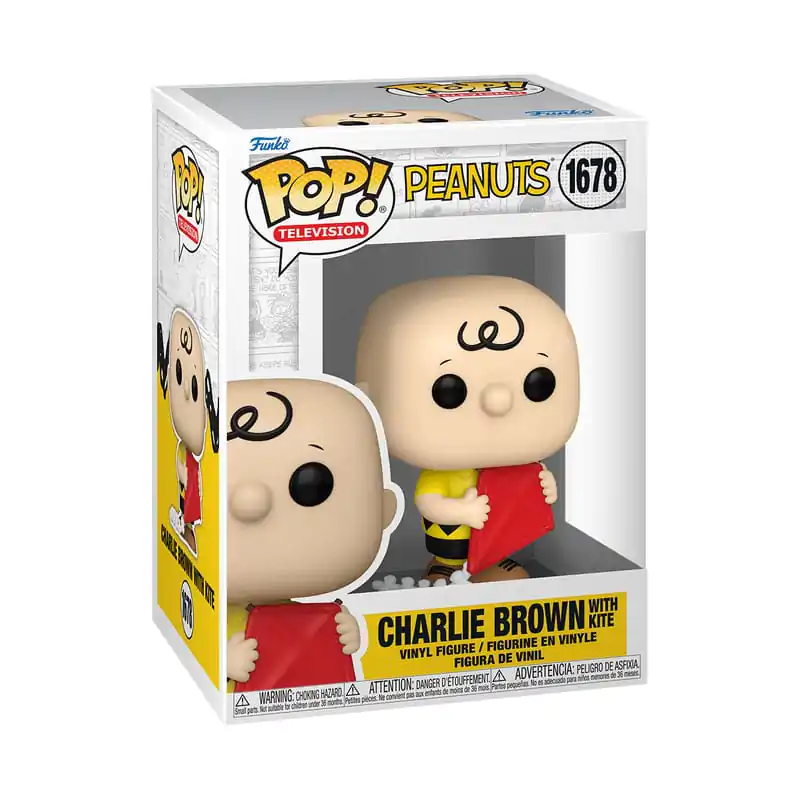 Peanuts Funko POP! Figurina de animație Charlie Brown cu Zmeu 9 cm poza produsului