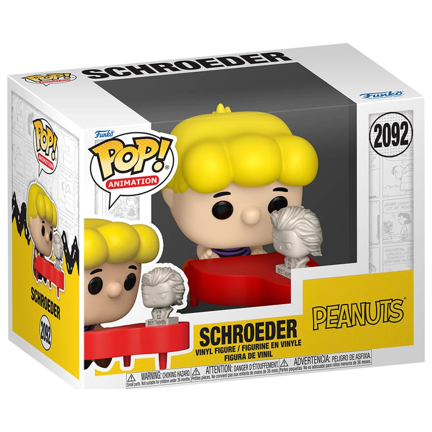 Peanuts Funko POP! Figura din vinil premium Schroeder 9 cm poza produsului