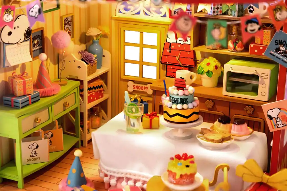 Peanuts Puremind Construction Birthday Party set de constructie din lemn poza produsului