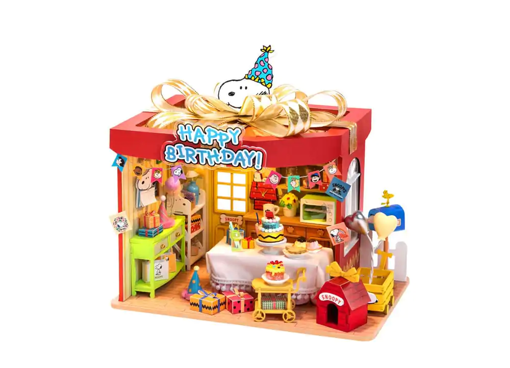 Peanuts Puremind Construction Birthday Party set de constructie din lemn poza produsului