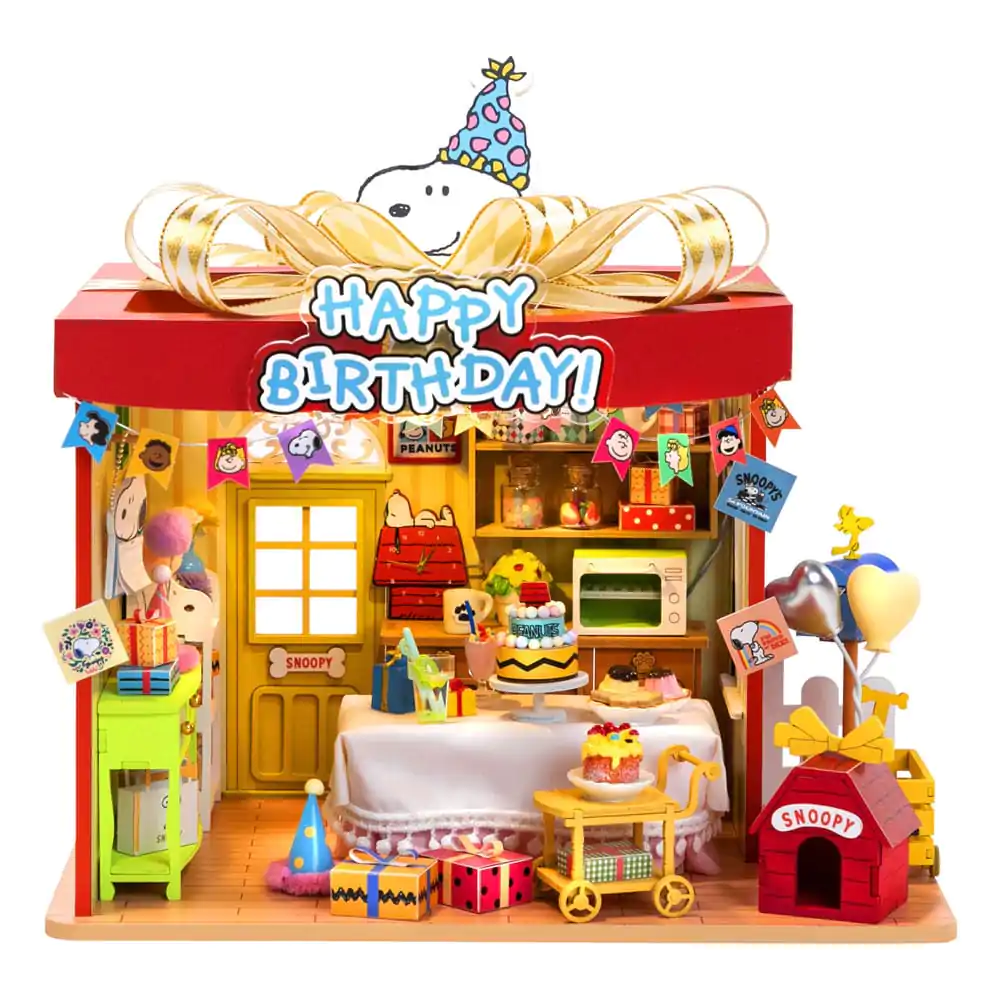 Peanuts Puremind Construction Birthday Party set de constructie din lemn poza produsului