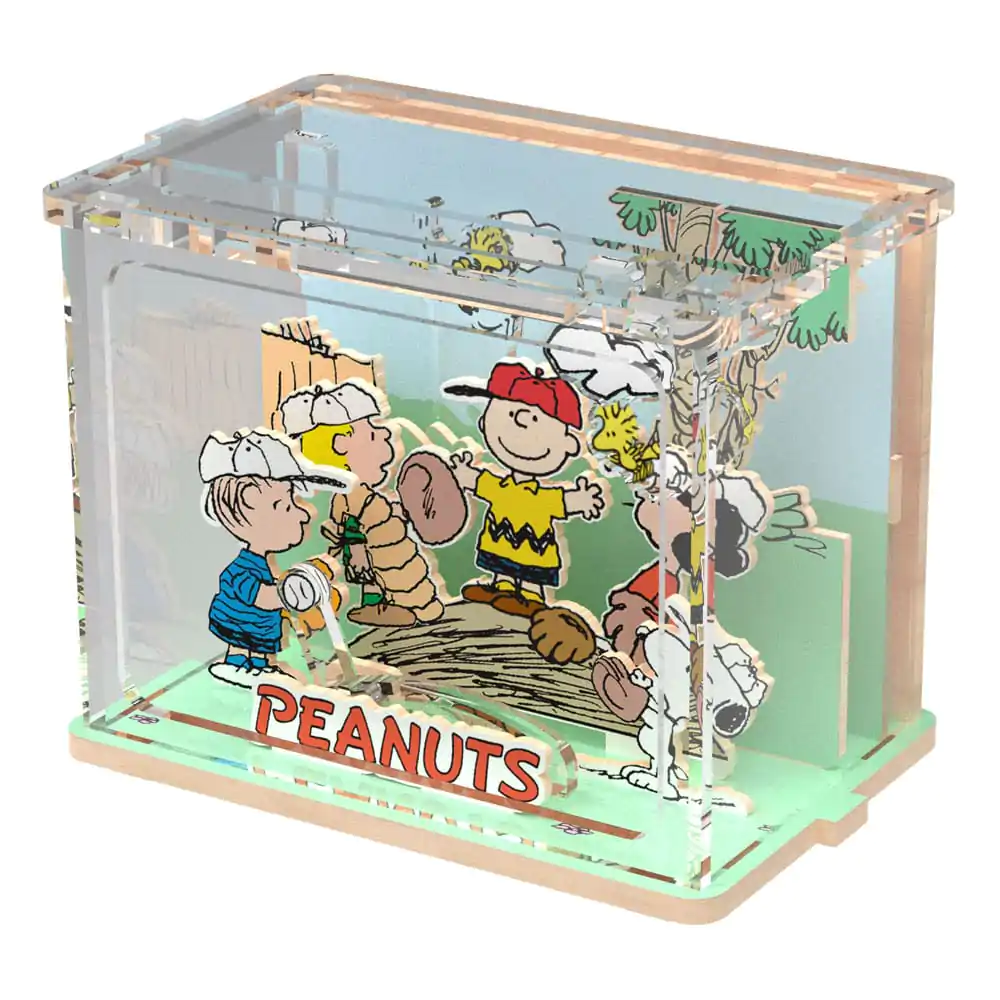 Peanuts Puremind DIY set de constructie mini scena Baseball Time poza produsului