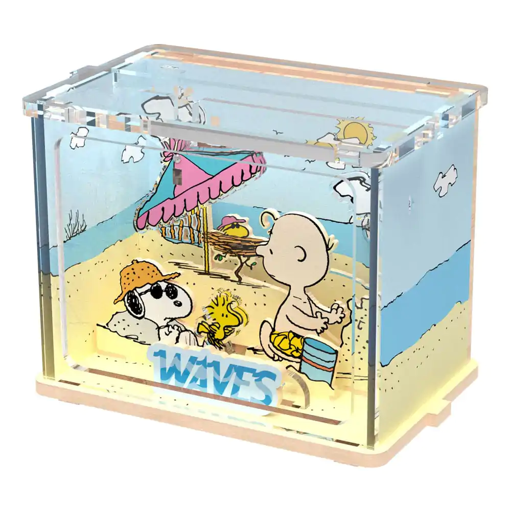 Peanuts Puremind DIY Miniscena de constructie Chilling at the Beach poza produsului