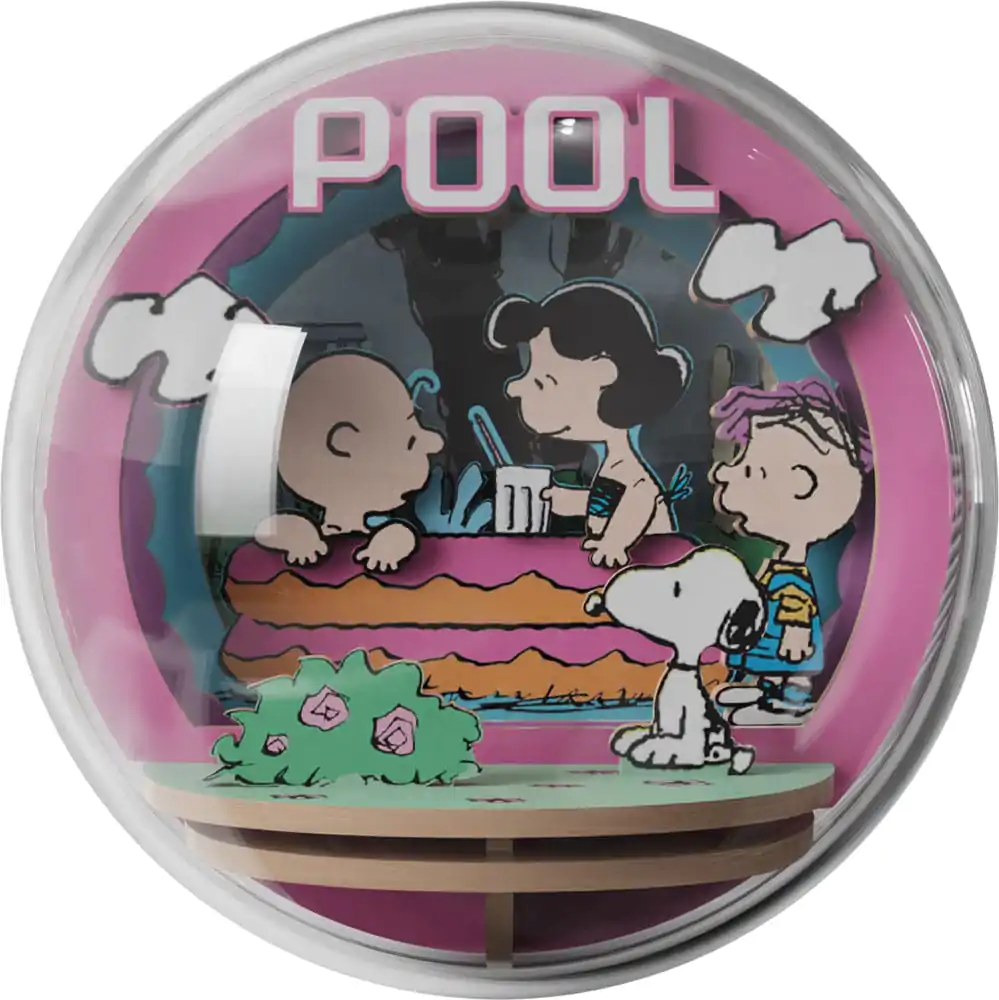 Peanuts Puremind Kit de construit Wooden Theater Globe Cool Pool poza produsului