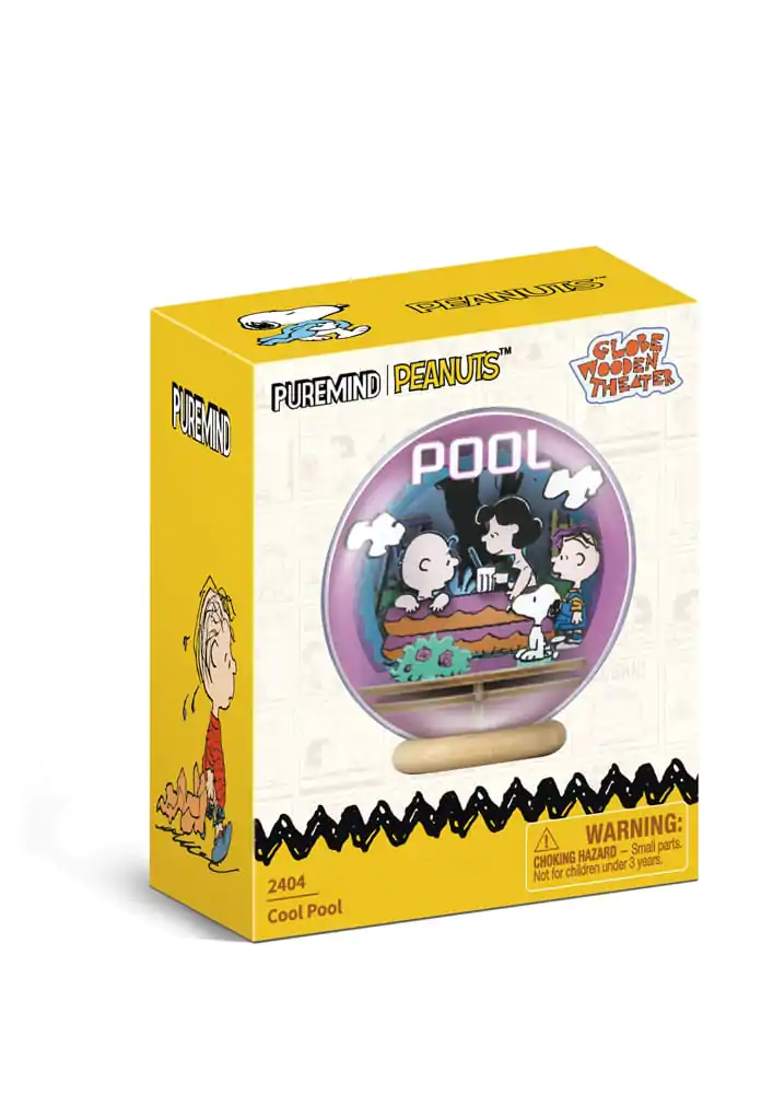 Peanuts Puremind Kit de construit Wooden Theater Globe Cool Pool poza produsului
