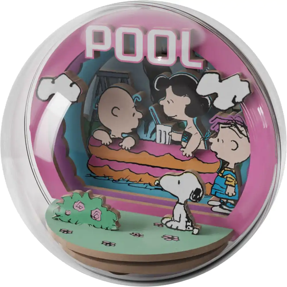 Peanuts Puremind Kit de construit Wooden Theater Globe Cool Pool poza produsului