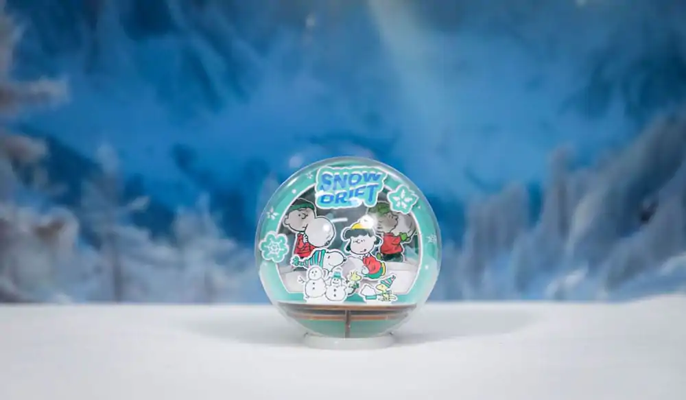 Peanuts Puremind Kit de modelism Wooden Theater Globe Snow Drift poza produsului