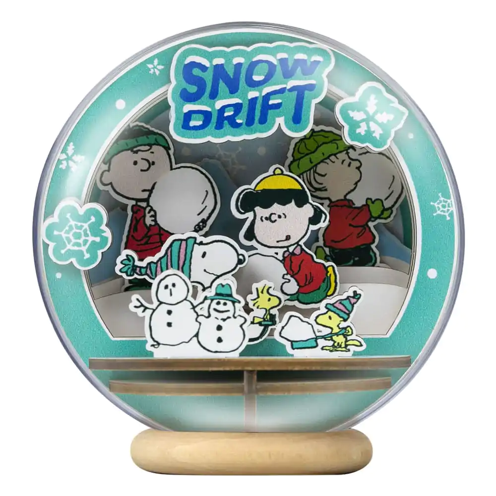 Peanuts Puremind Kit de modelism Wooden Theater Globe Snow Drift poza produsului