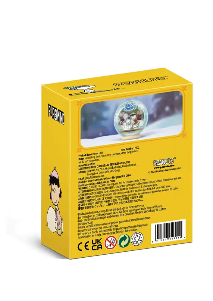 Peanuts Puremind Kit de modelism Wooden Theater Globe Snow Drift poza produsului