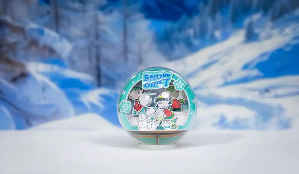 Peanuts Puremind Kit de modelism Wooden Theater Globe Snow Drift poza produsului