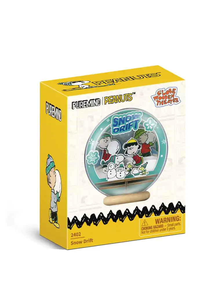 Peanuts Puremind Kit de modelism Wooden Theater Globe Snow Drift poza produsului