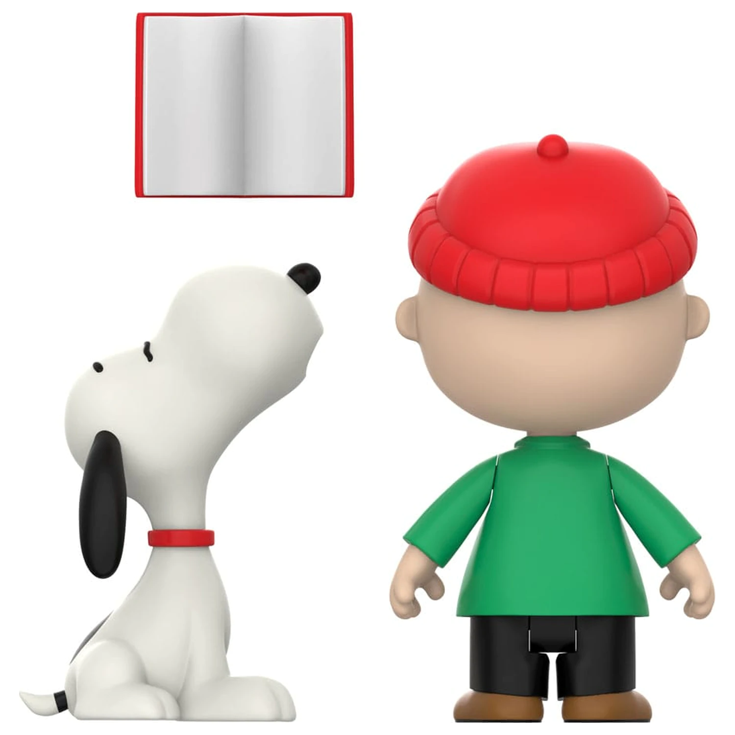 Peanuts ReAction Action Figures Pachet de 2 figurine de actiune Brown si Snoopy (Caroling) 10 cm poza produsului