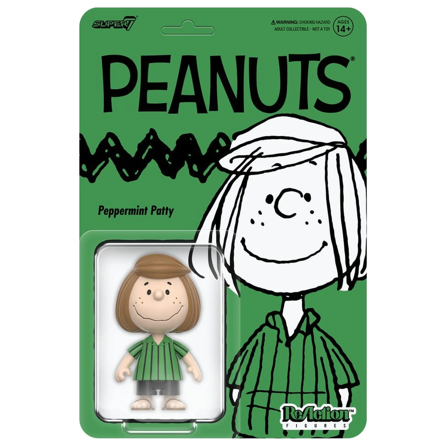 Peanuts ReAction Figurină de acțiune valul 09 Peppermint Patty poza produsului