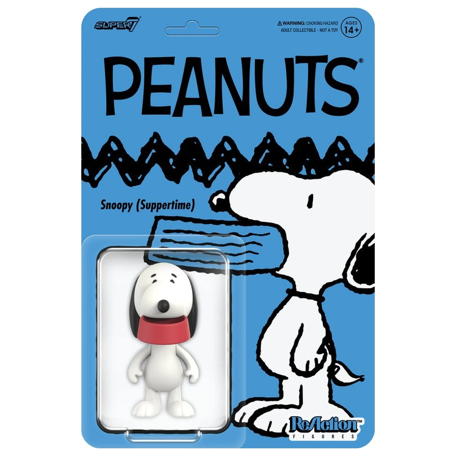 Peanuts ReAction Figurina de actiune Wave 09 Snoopy (Suppertime) poza produsului
