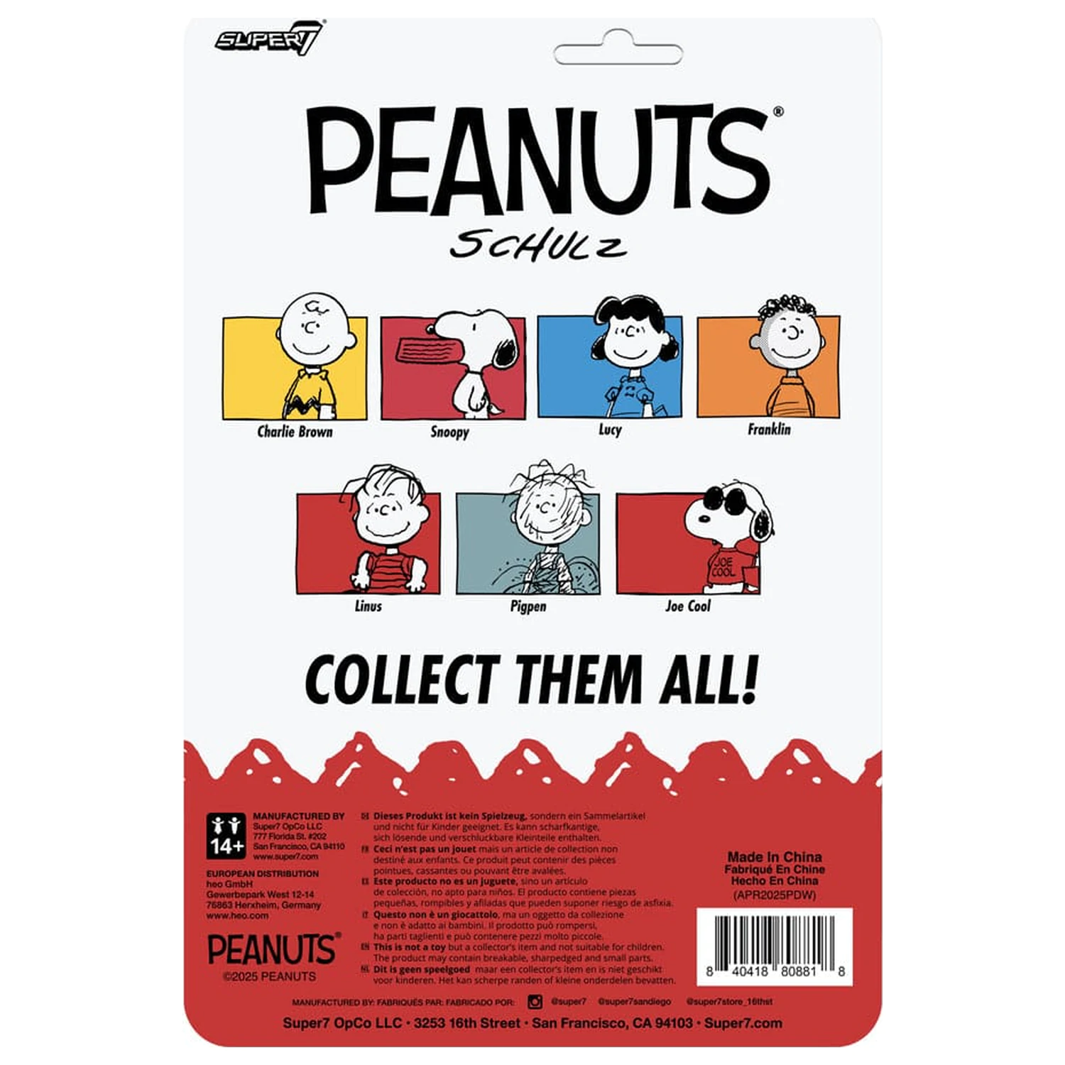 Peanuts ReAction Figurina de actiune Wave 8 Linus 9 cm poza produsului