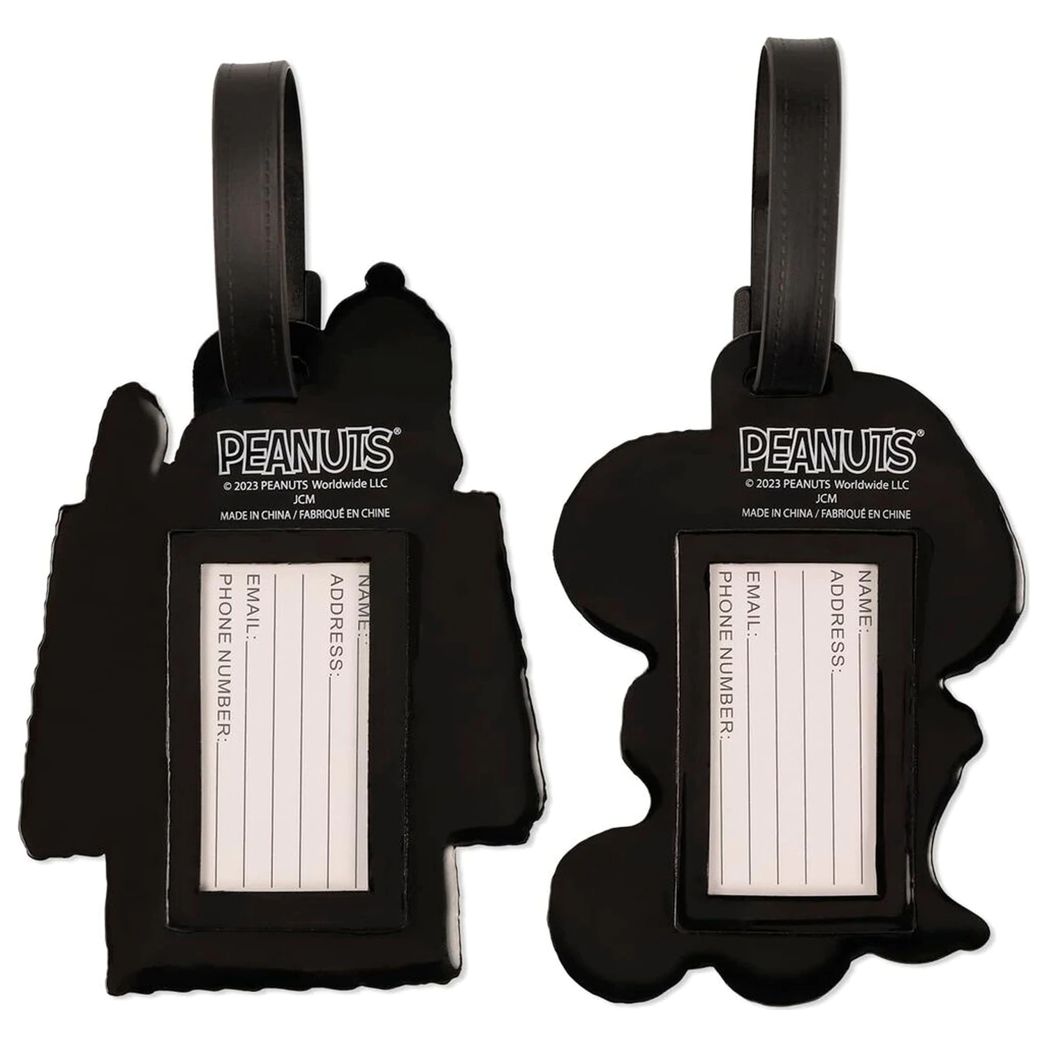Peanuts Snoopy set de 2 etichete de bagaje poza produsului