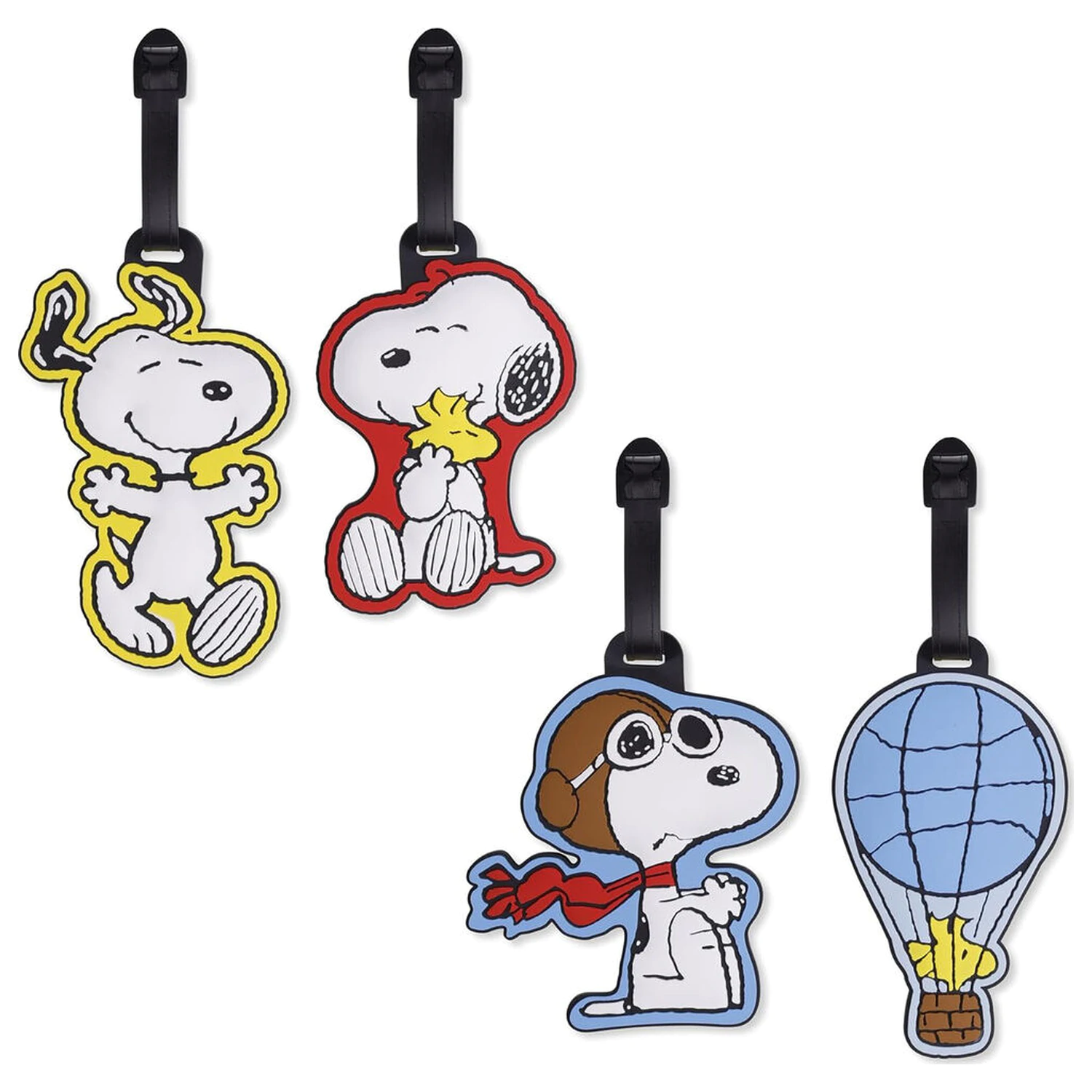 Peanuts Snoopy set de 4 etichete de bagaje poza produsului