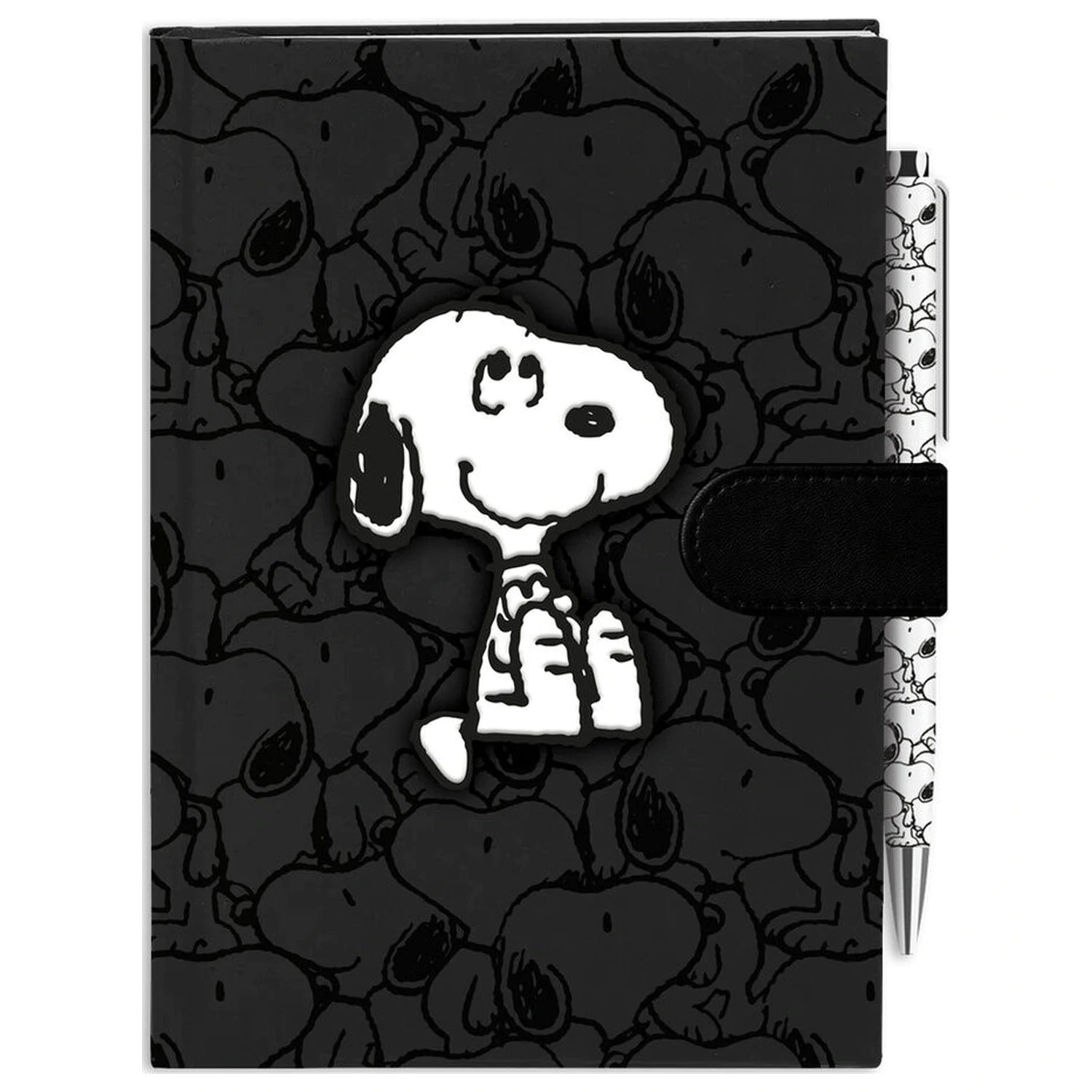Peanuts Snoopy Caiet A5 PU flocked cu pix poza produsului