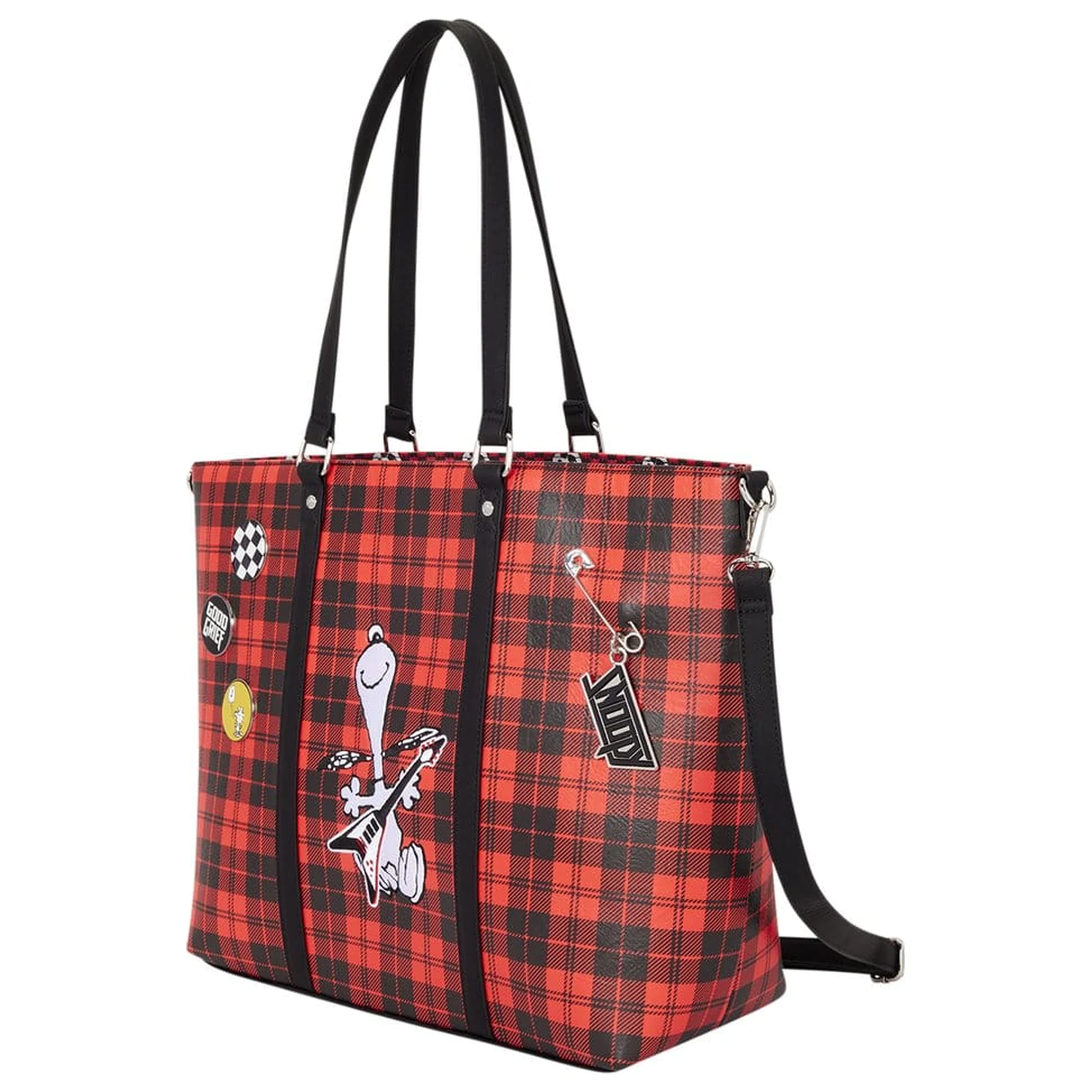 Geanta tote din panza Peanuts by Loungefly Snoopy Grunge poza produsului