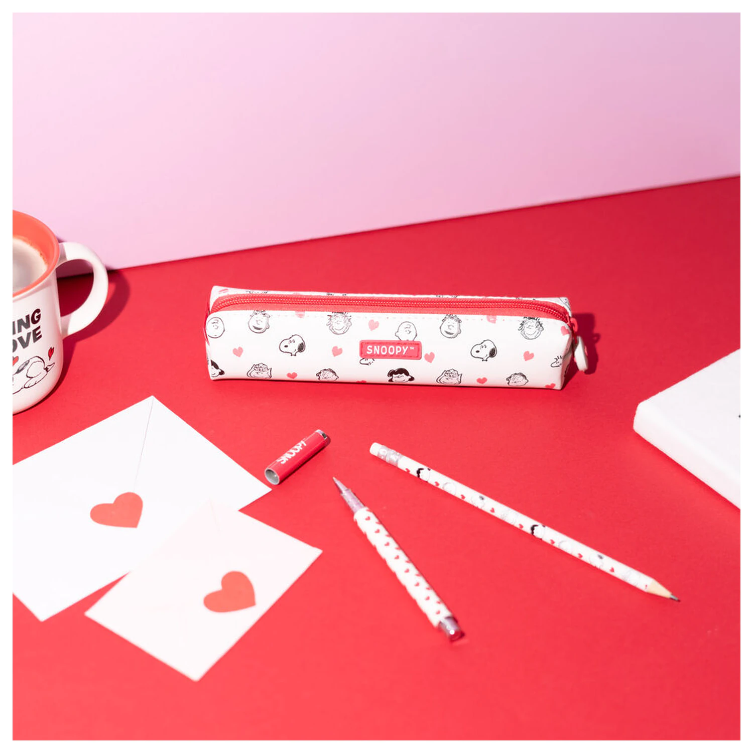 Peanuts Snoopy Penar + stilou si creion poza produsului