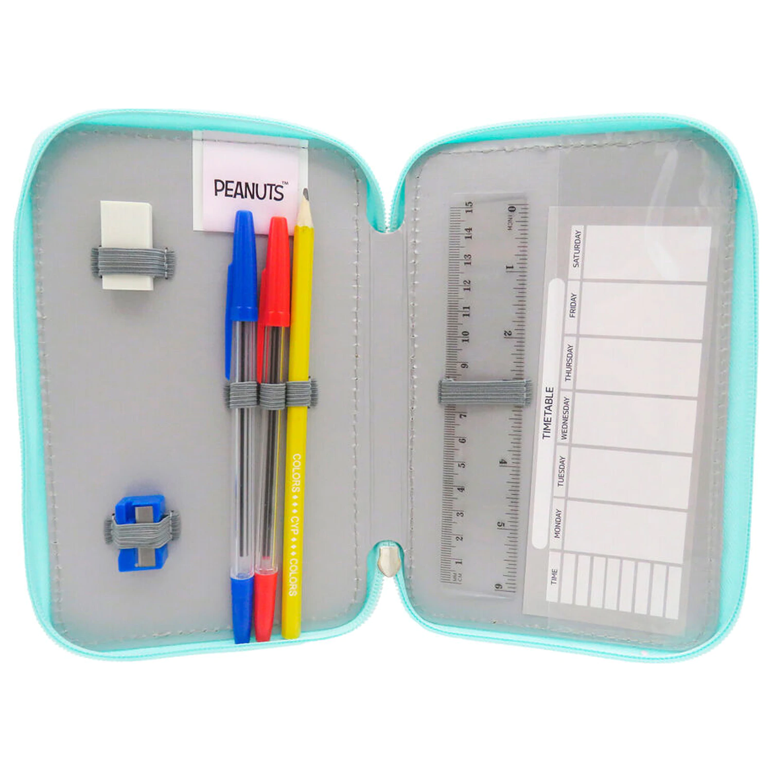 Peanuts Snoopy etui triplu pentru creioane poza produsului