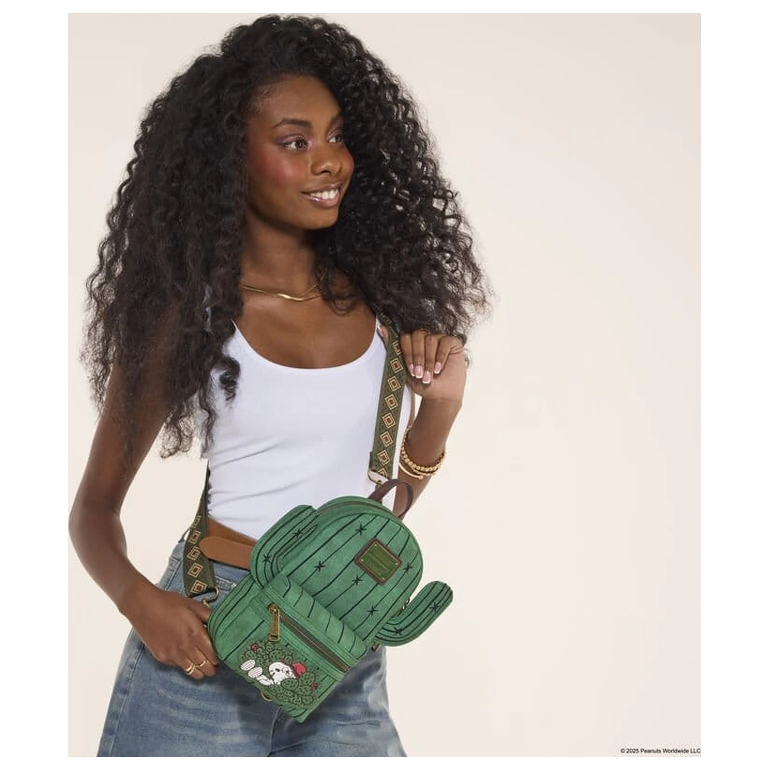 Peanuts by Loungefly Crossbody Bag Spike Desert Cactus poza produsului