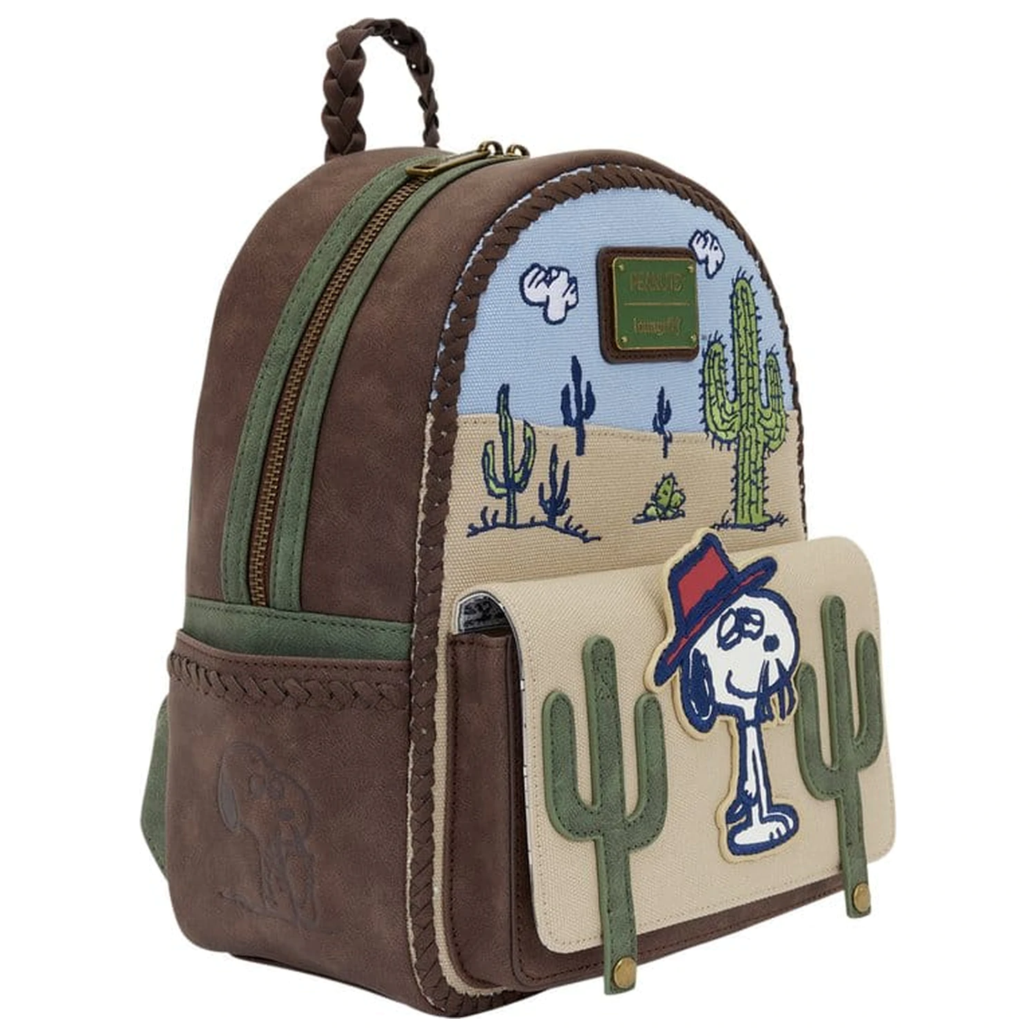Rucsac mini Peanuts by Loungefly Spike Desert poza produsului