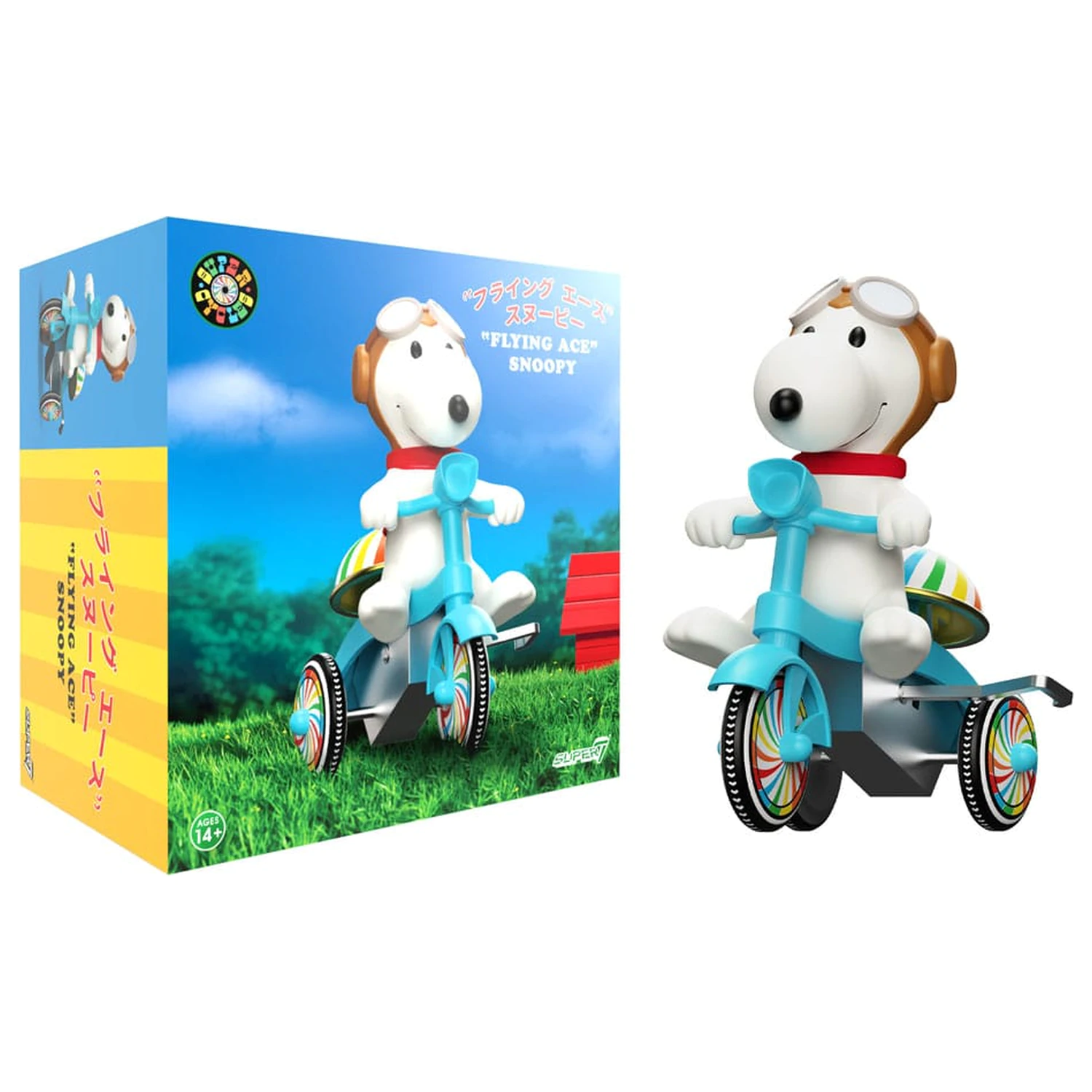 Peanuts Super Cycles Action Figure Snoopy Flying Ace 13 cm poza produsului