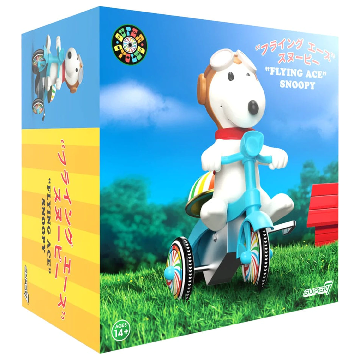 Peanuts Super Cycles Action Figure Snoopy Flying Ace 13 cm poza produsului