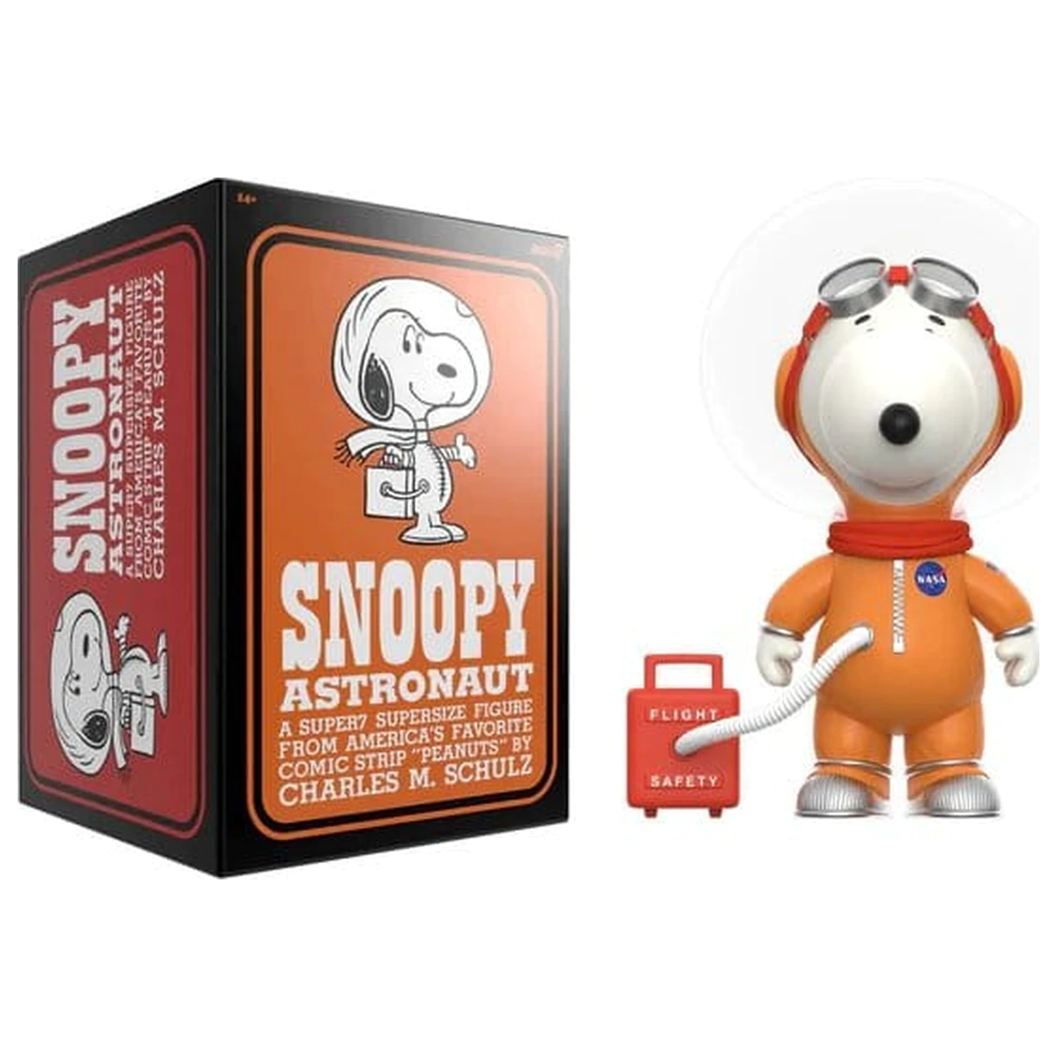 Peanuts Supersize Vinyl Figurina de acțiune Snoopy Spacesuit Orange 30 cm poza produsului