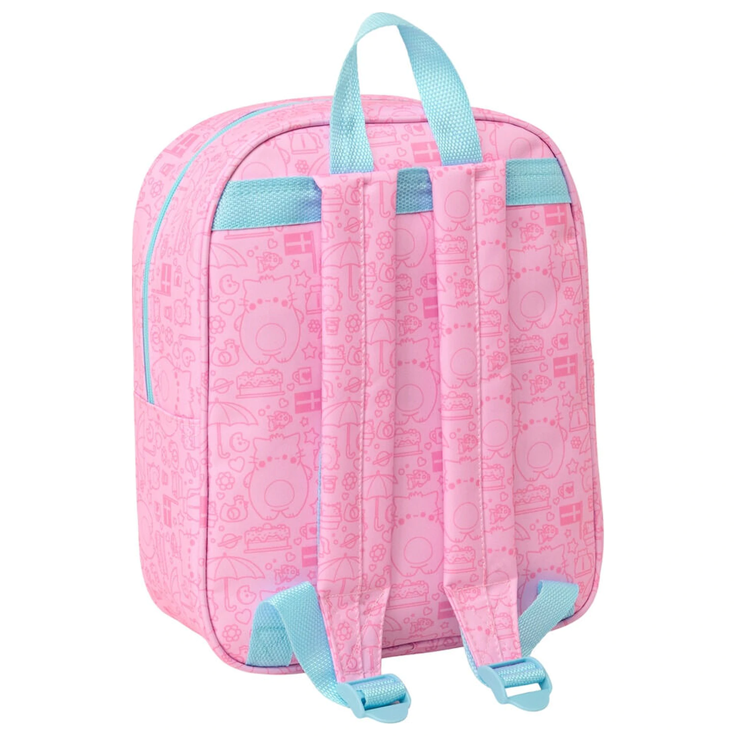 Pembe The Pink Cat rucsac 3D 27cm poza produsului