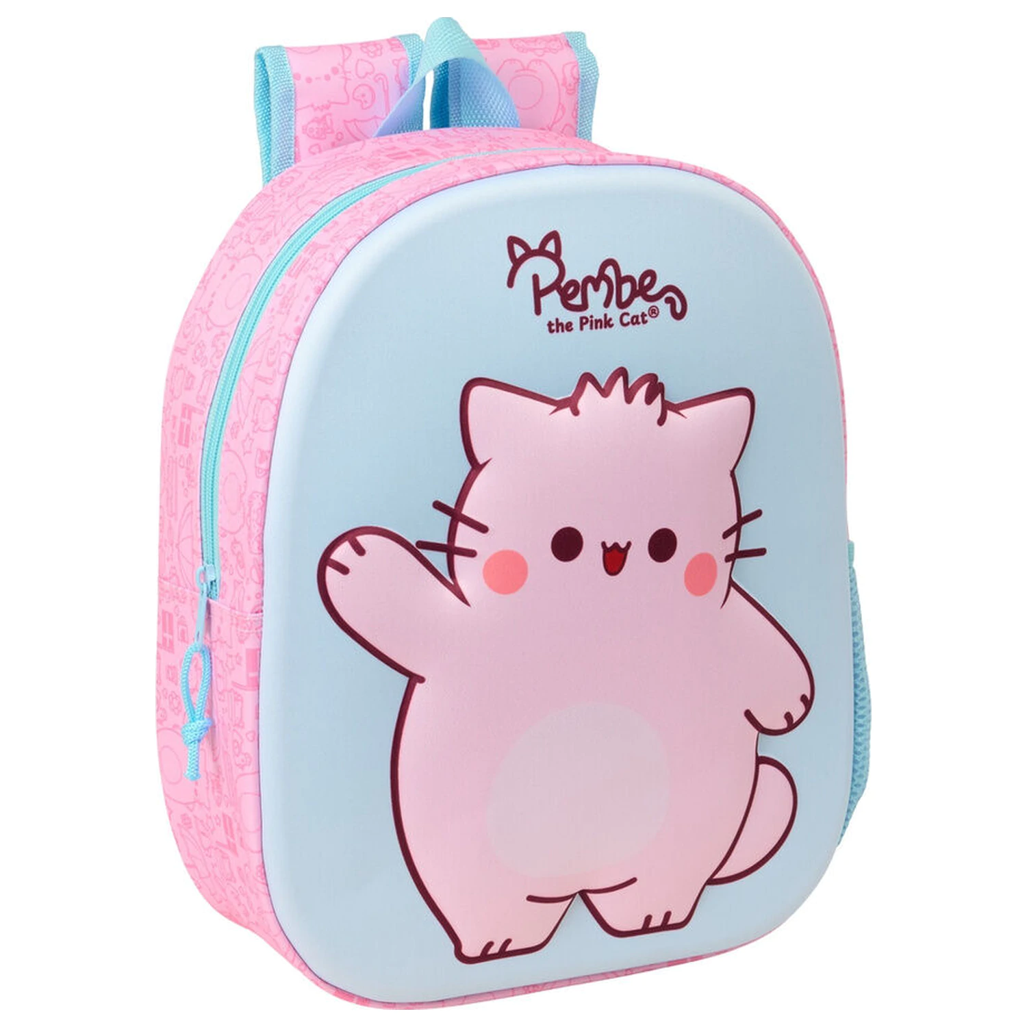 Pembe The Pink Cat rucsac 3D 33cm poza produsului