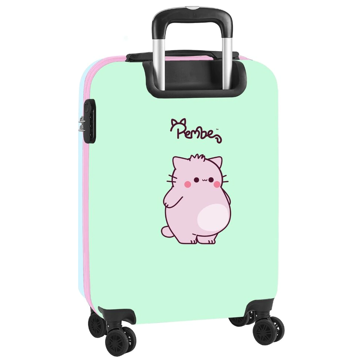 Pembe The Pink Cat ABS troler valiza 55cm poza produsului