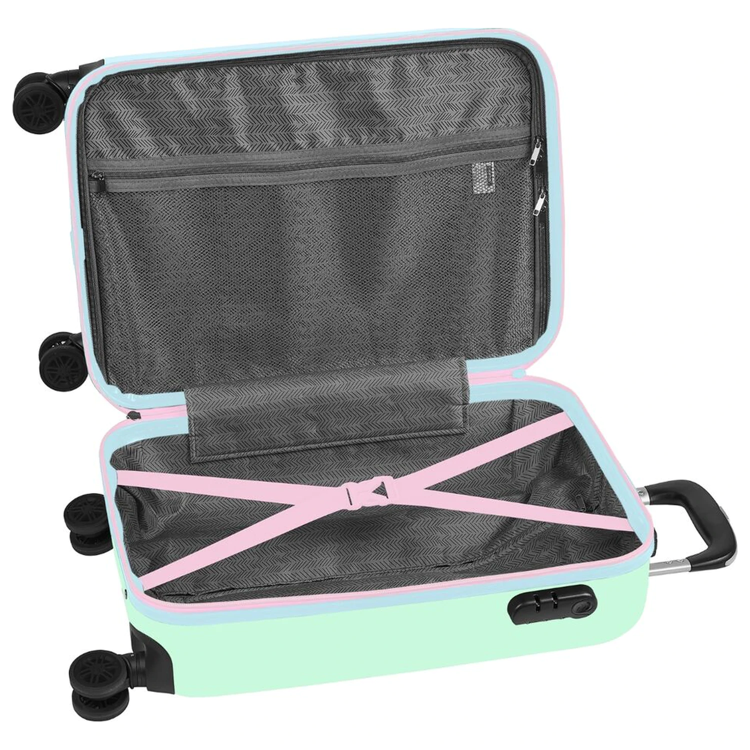 Pembe The Pink Cat ABS troler valiza 55cm poza produsului