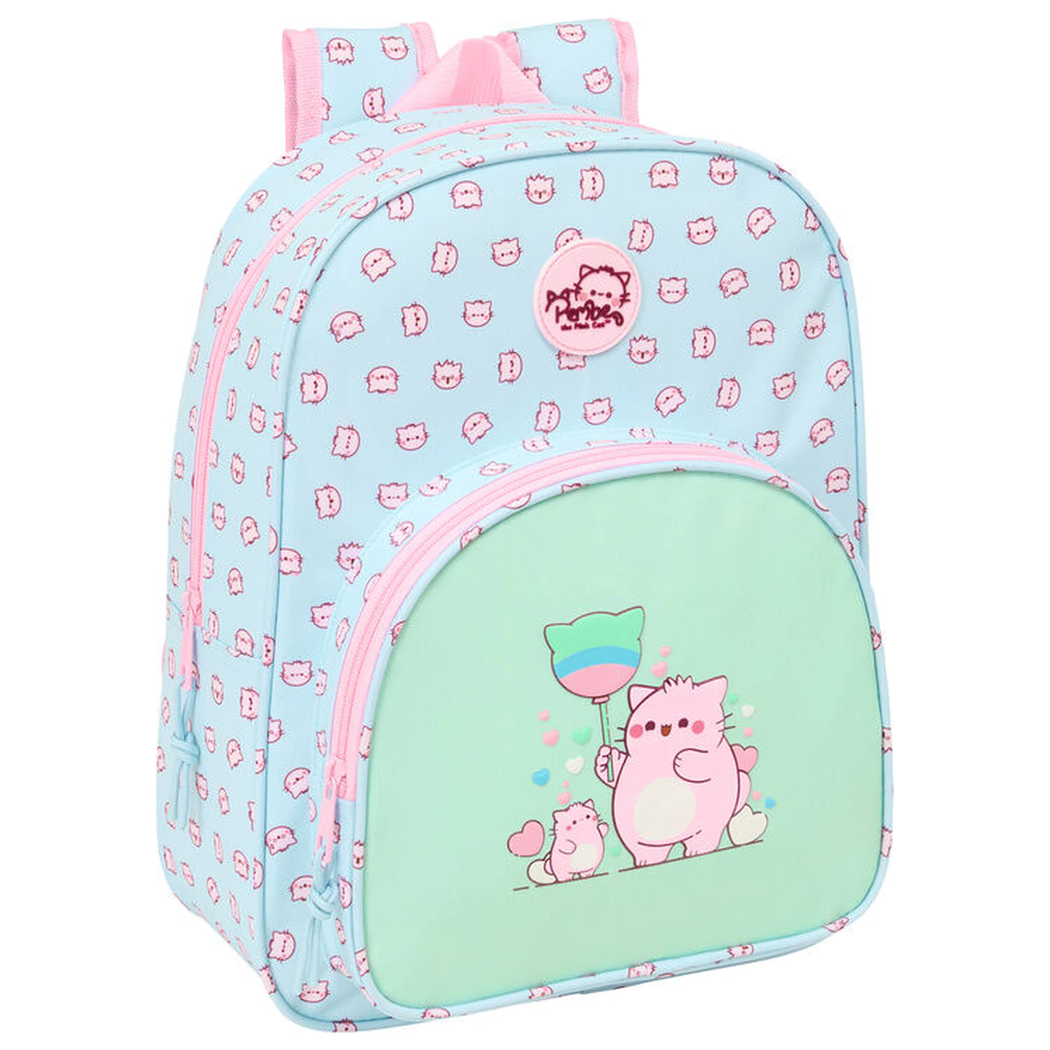 Pembe The Pink Cat rucsac adaptabil 34cm poza produsului