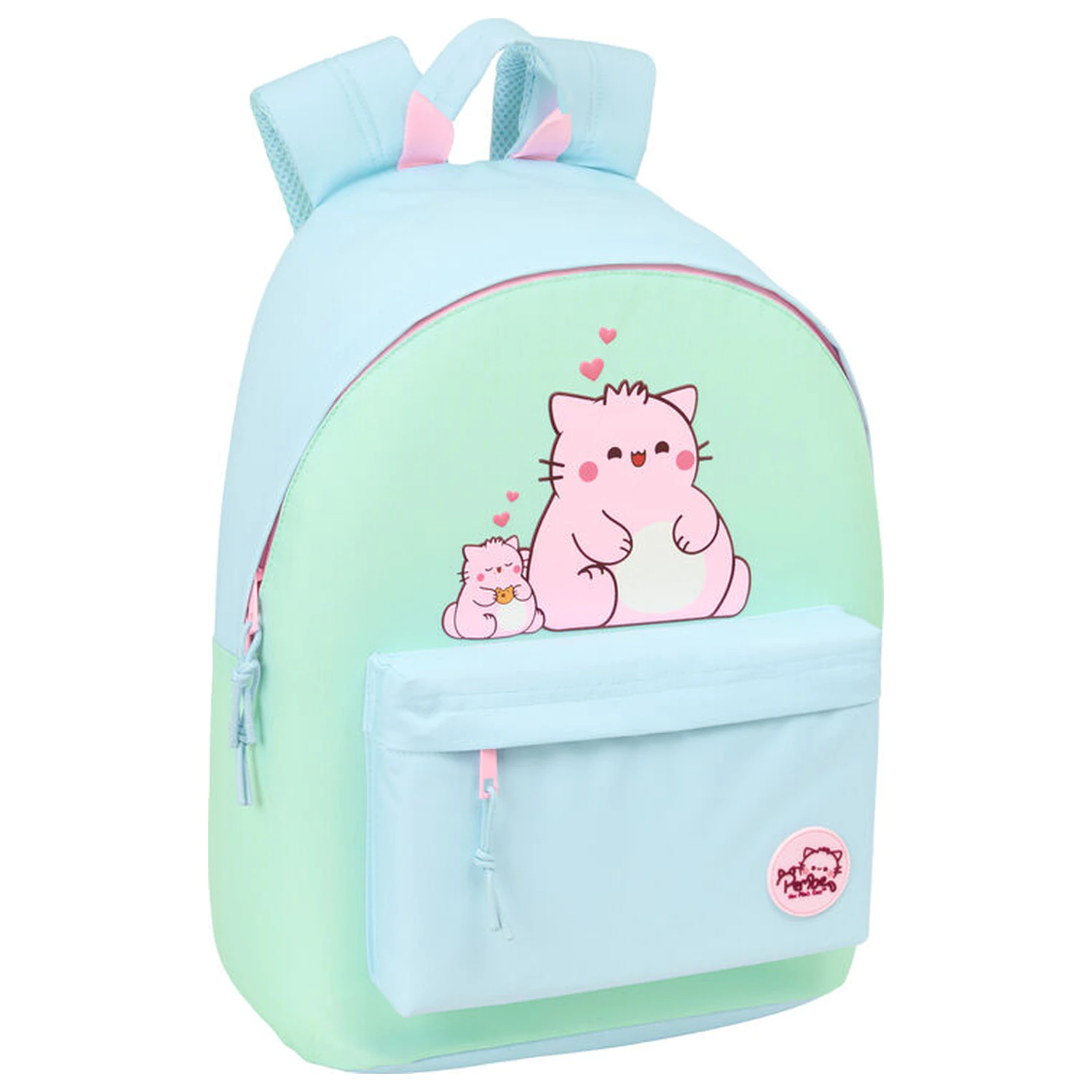 Pembe The Pink Cat rucsac cu husa pentru laptop 41cm poza produsului