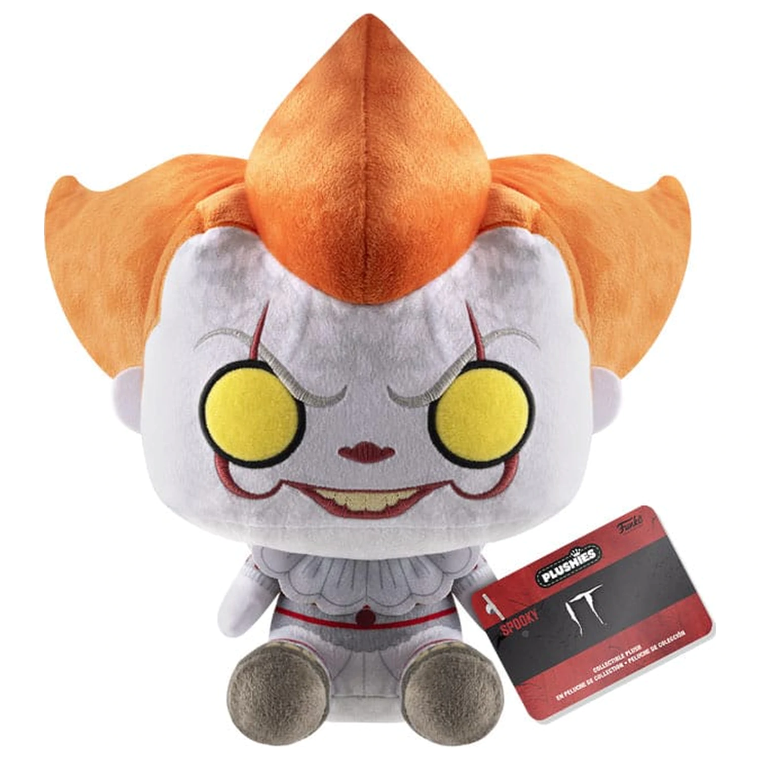 Pennywise Plush Figure Horror Pennywise (2017) 18 cm poza produsului