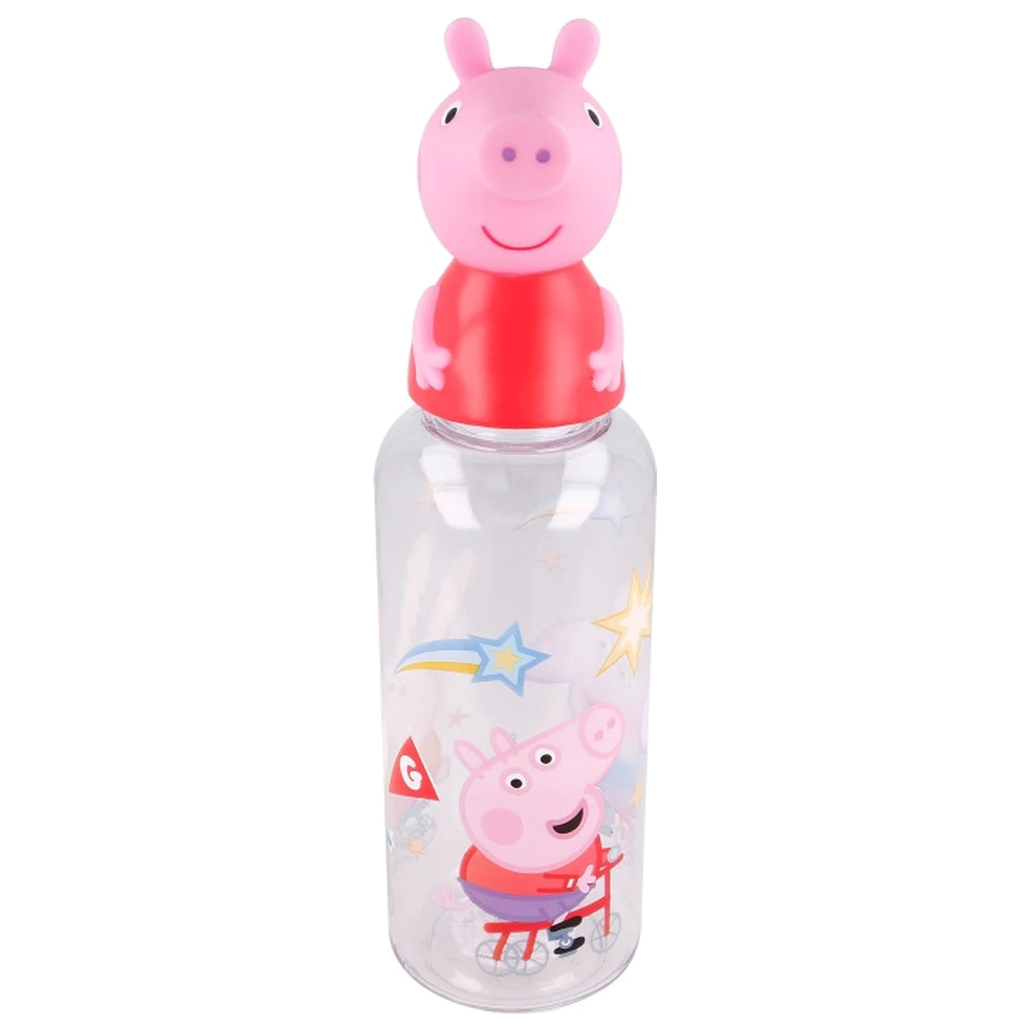 Peppa Pig 3D Cycle Figurine sticlă de apă din plastic 560 ml poza produsului
