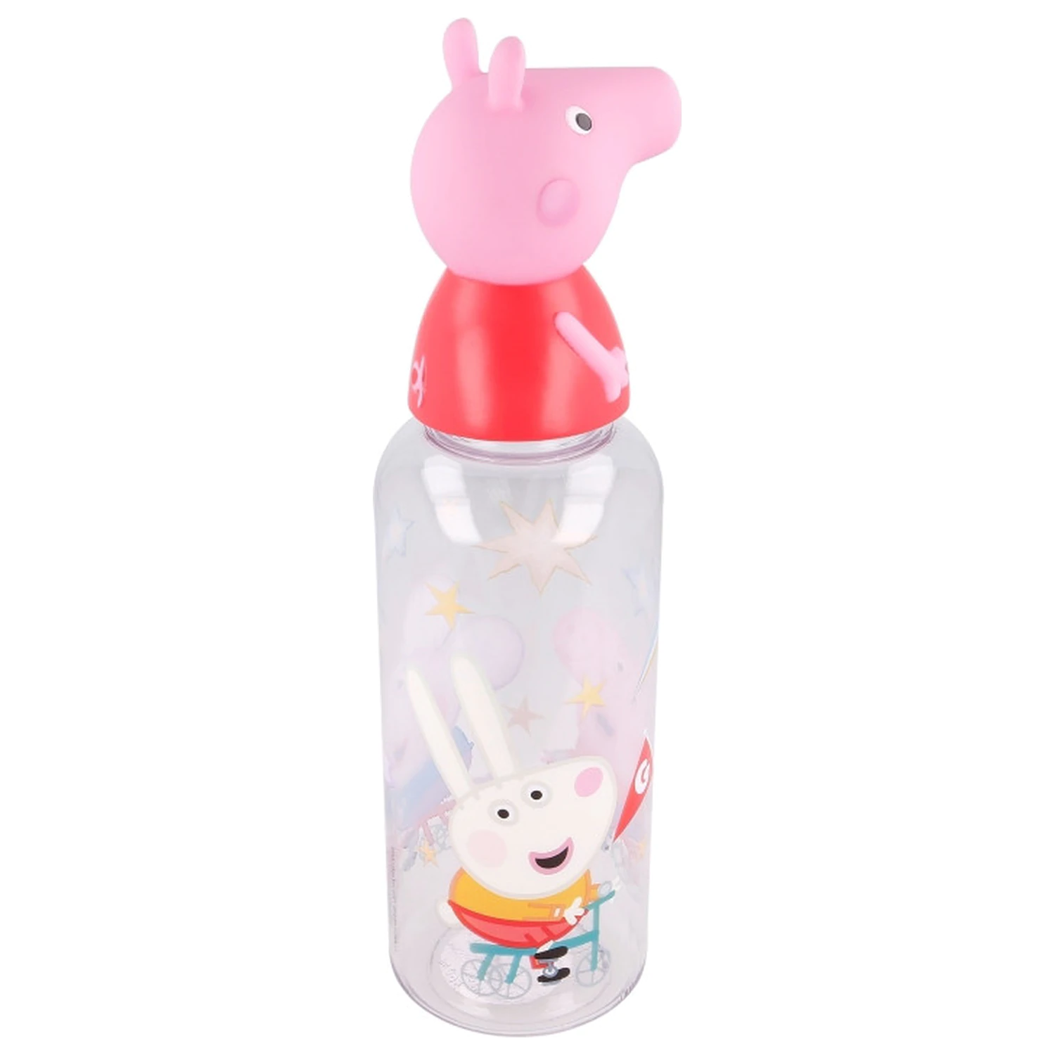 Peppa Pig 3D Cycle Figurine sticlă de apă din plastic 560 ml poza produsului
