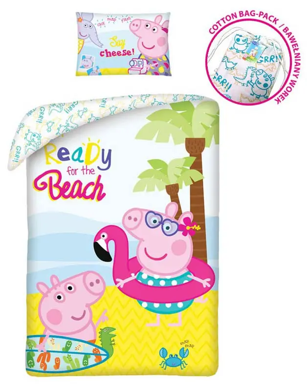 Peppa Pig Husa de pilota set 140x200cm, 70x90cm poza produsului