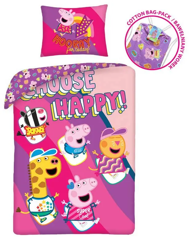 Peppa Pig Husa de pilota 140x200cm, 70x90cm poza produsului