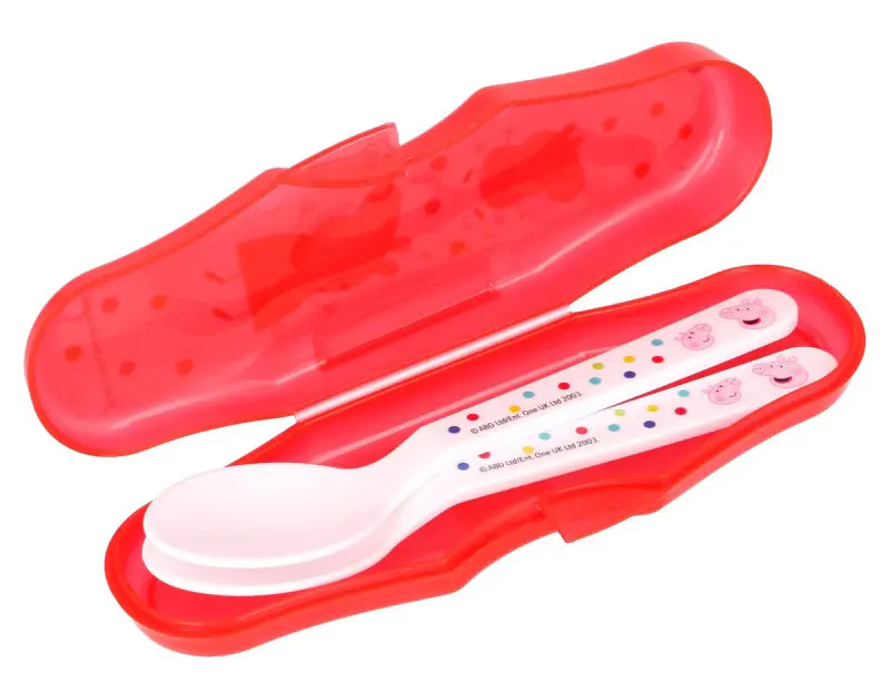 Peppa Pig Baby Set de ustensile de călătorie poza produsului