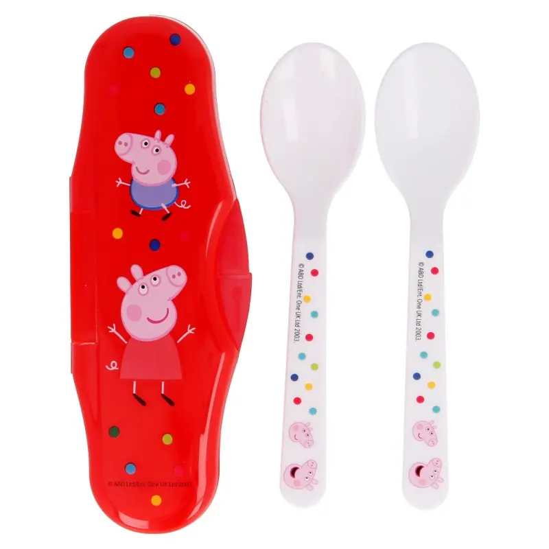 Peppa Pig Baby Set de ustensile de călătorie poza produsului