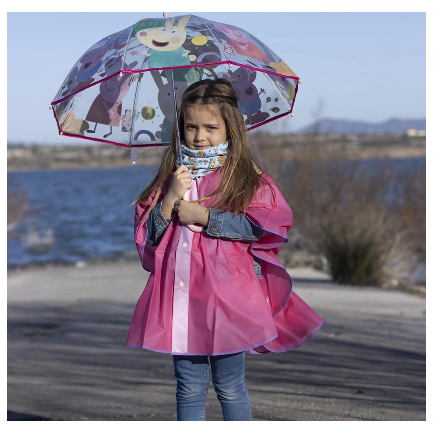 Peppa Pig Buddies Kids Umbrela Transparenta Ø71 cm poza produsului