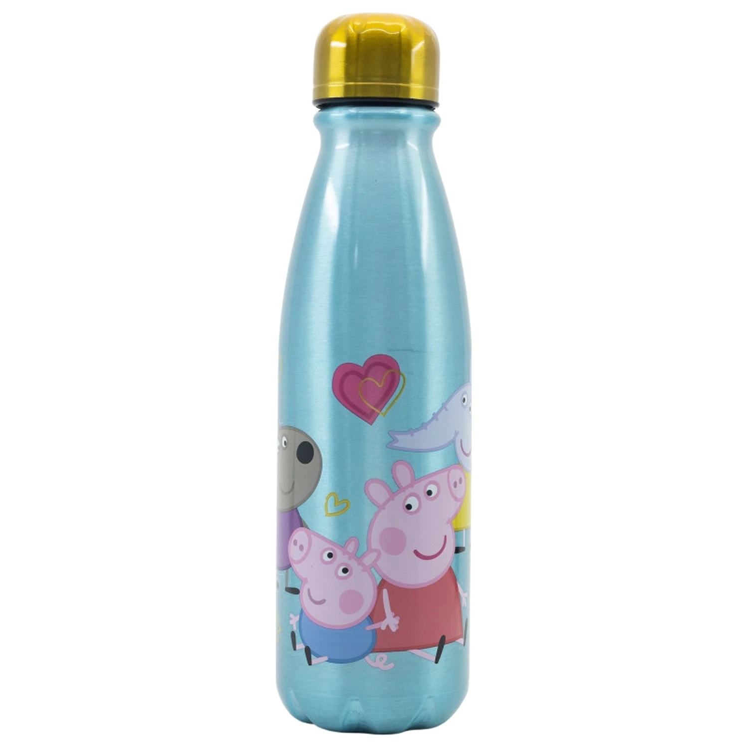 Peppa Pig Core Aluminum Sticla de apa cu capac cu filet 600 ml poza produsului