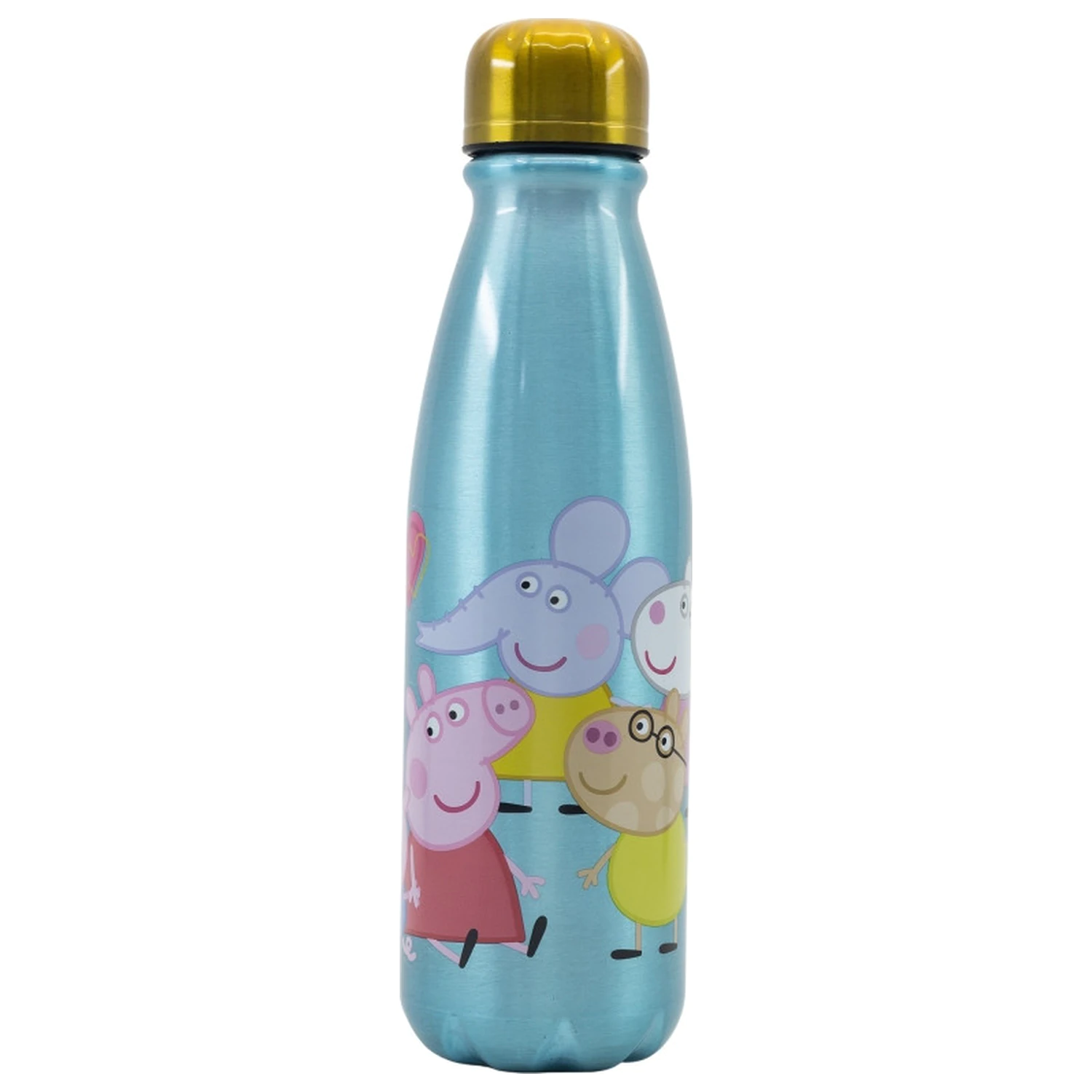 Peppa Pig Core Aluminum Sticla de apa cu capac cu filet 600 ml poza produsului